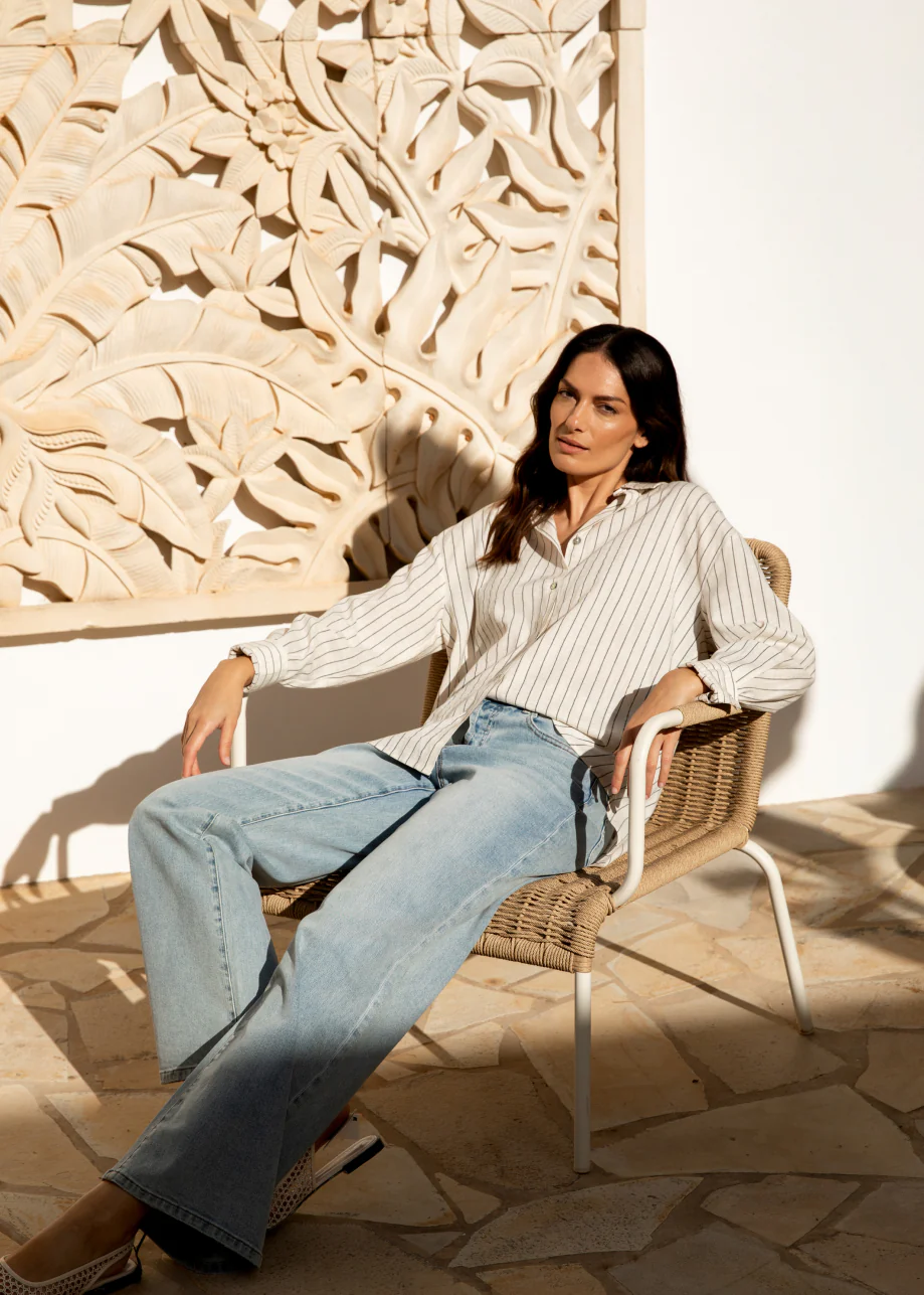 Ilona Pants Lt Blue Denim - Image 3