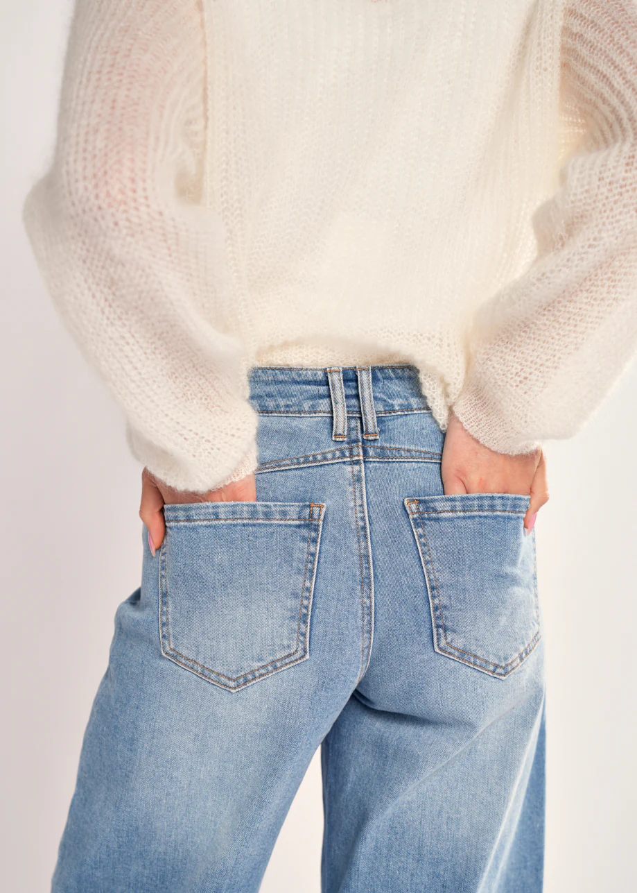 Luna Jeans Lt Blue Denim - Image 4