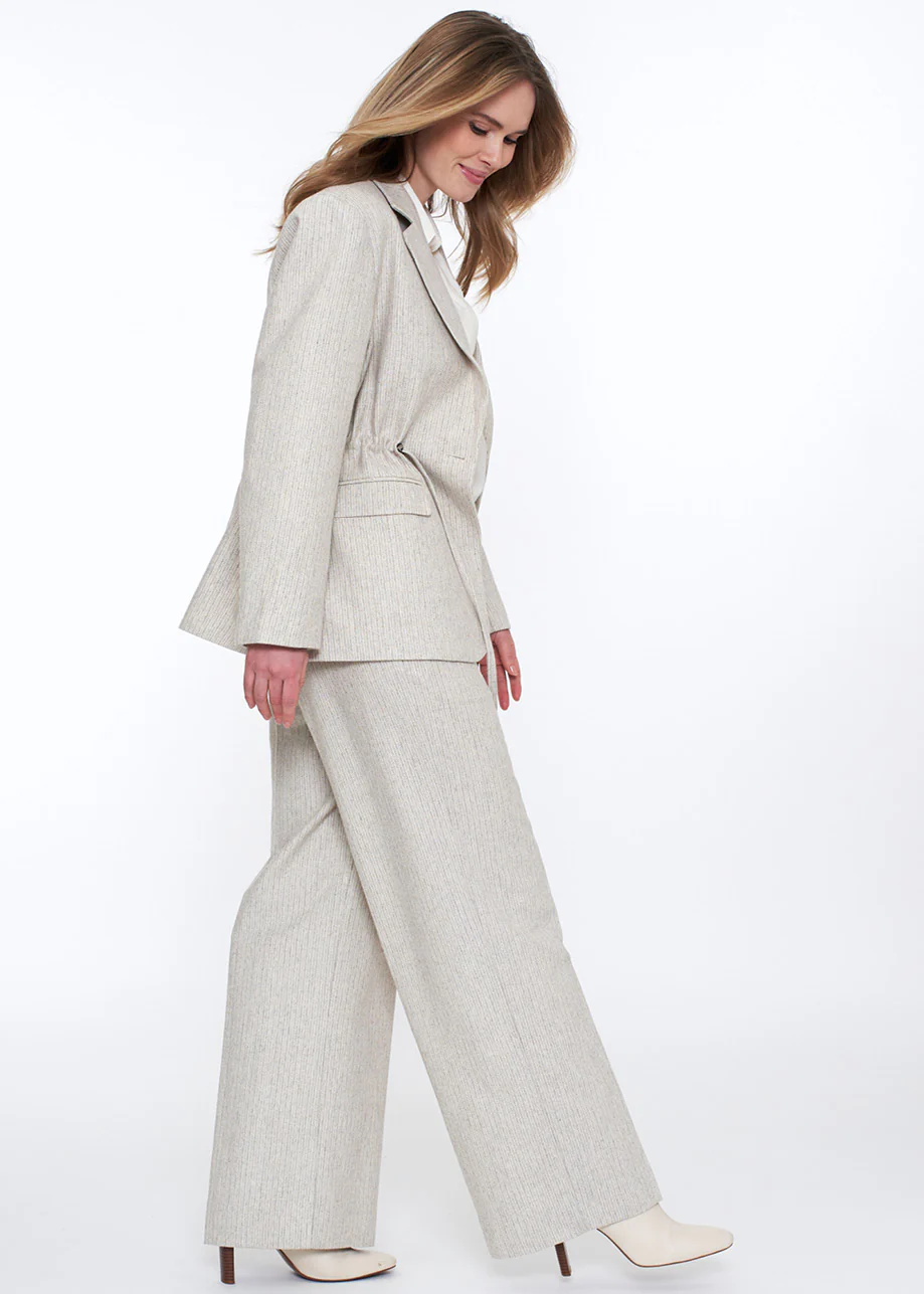 Eliana Blazer Biscuit Mel - Image 4